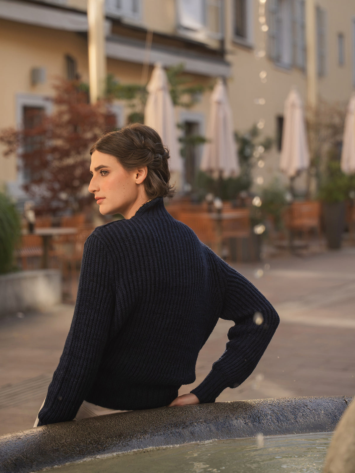 Buttoned Sweater