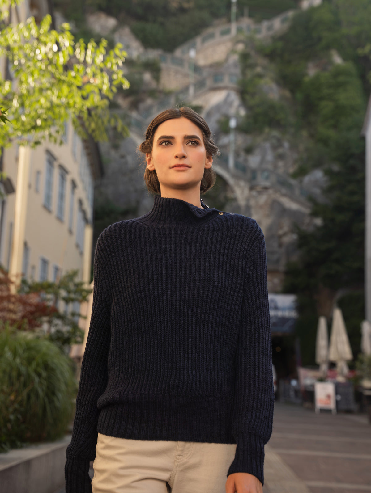 Buttoned Sweater
