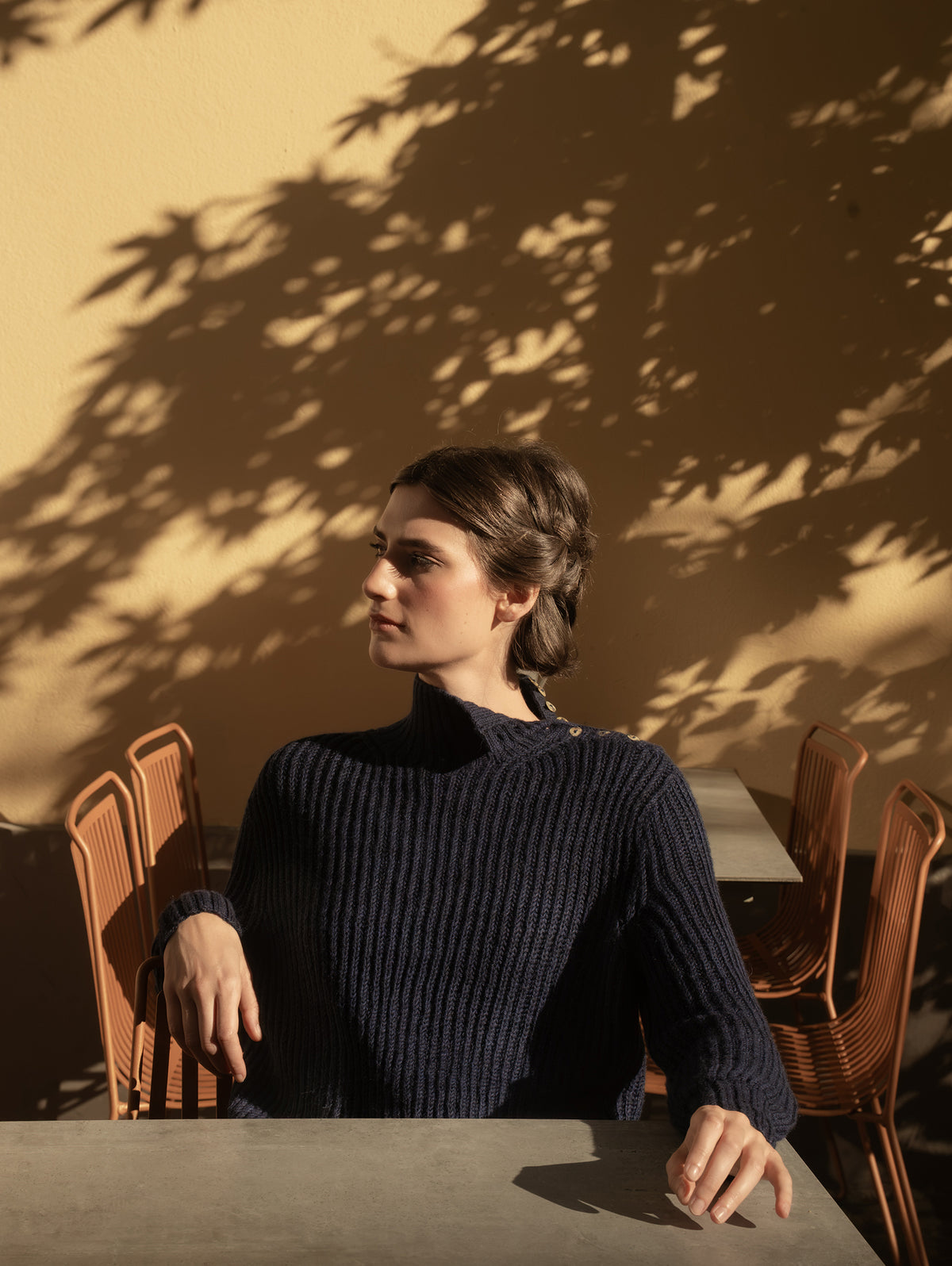 Buttoned Sweater