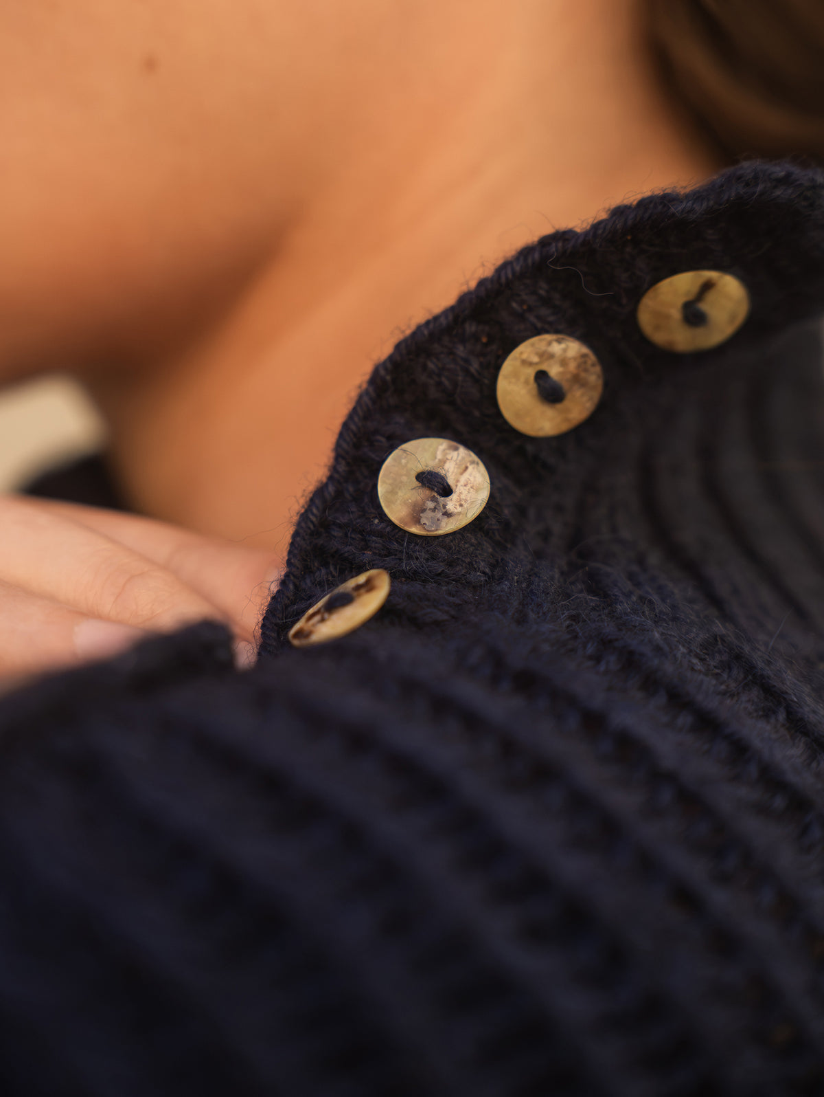 Buttoned Sweater