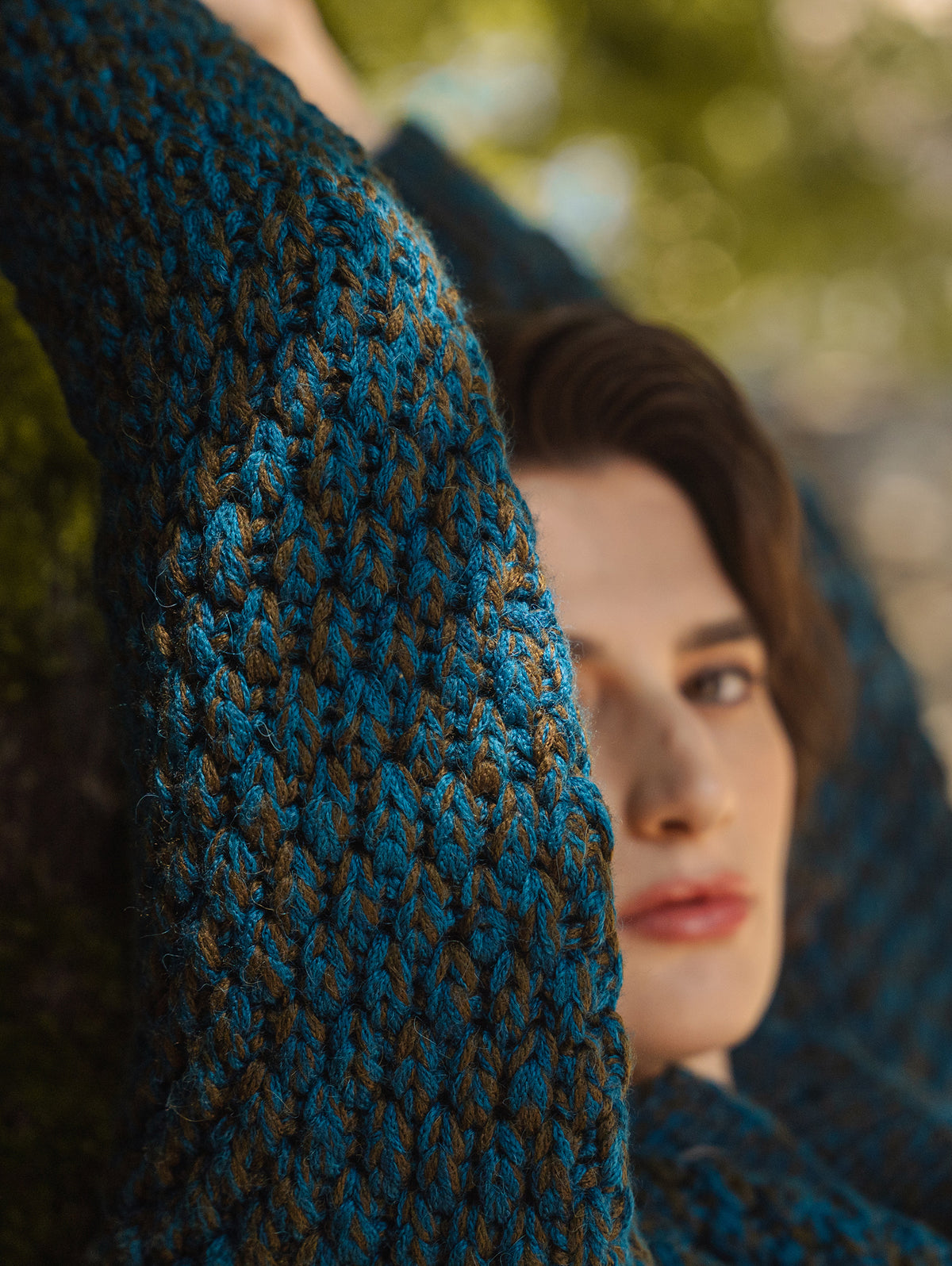 Collar Fisherman Cardigan