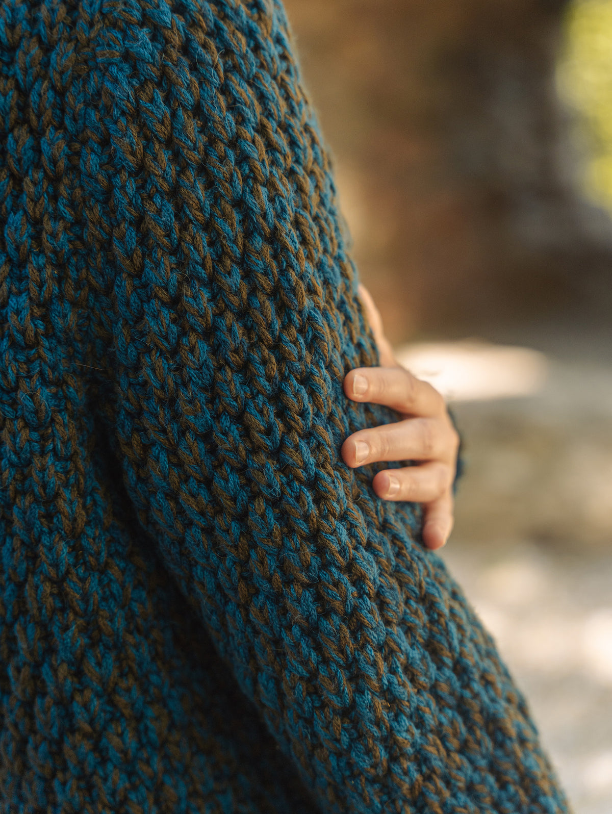 Collar Fisherman Cardigan
