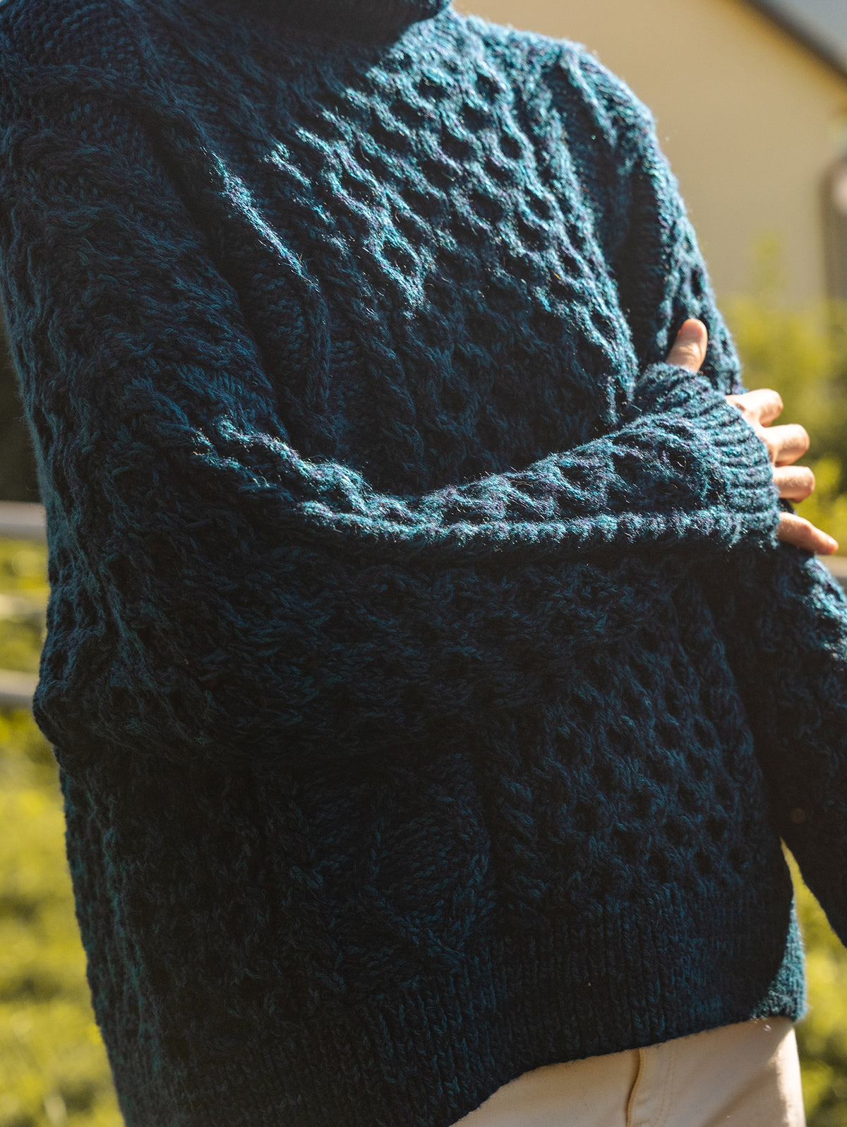Funnel Patterns Sweater