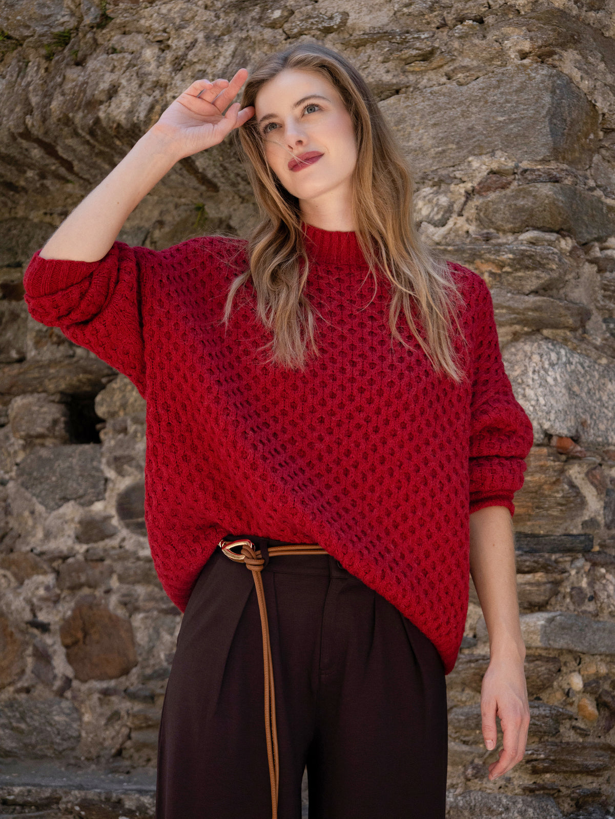 Honeycomb Sweater