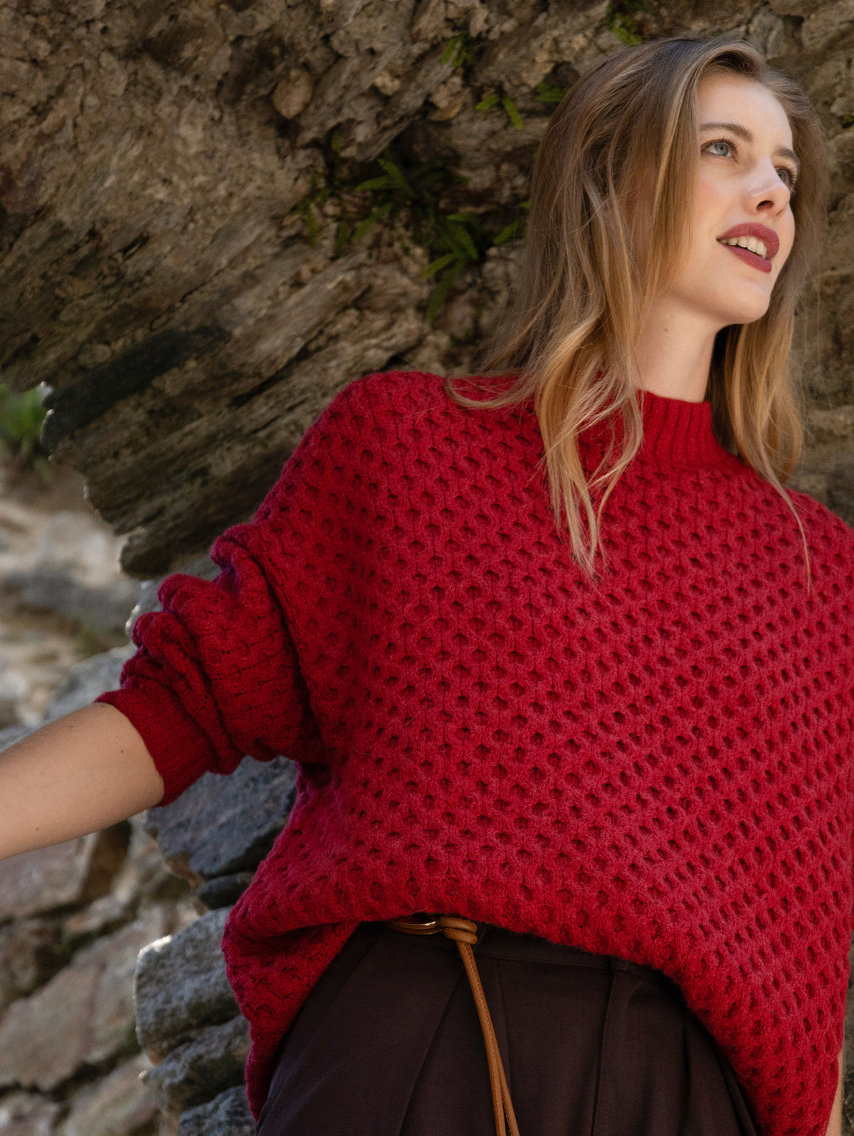 Honeycomb Sweater