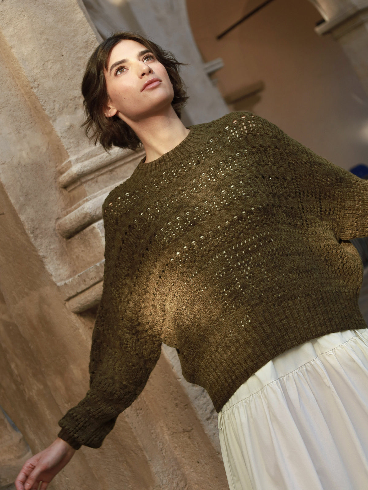 Mosaic Pattern Sweater
