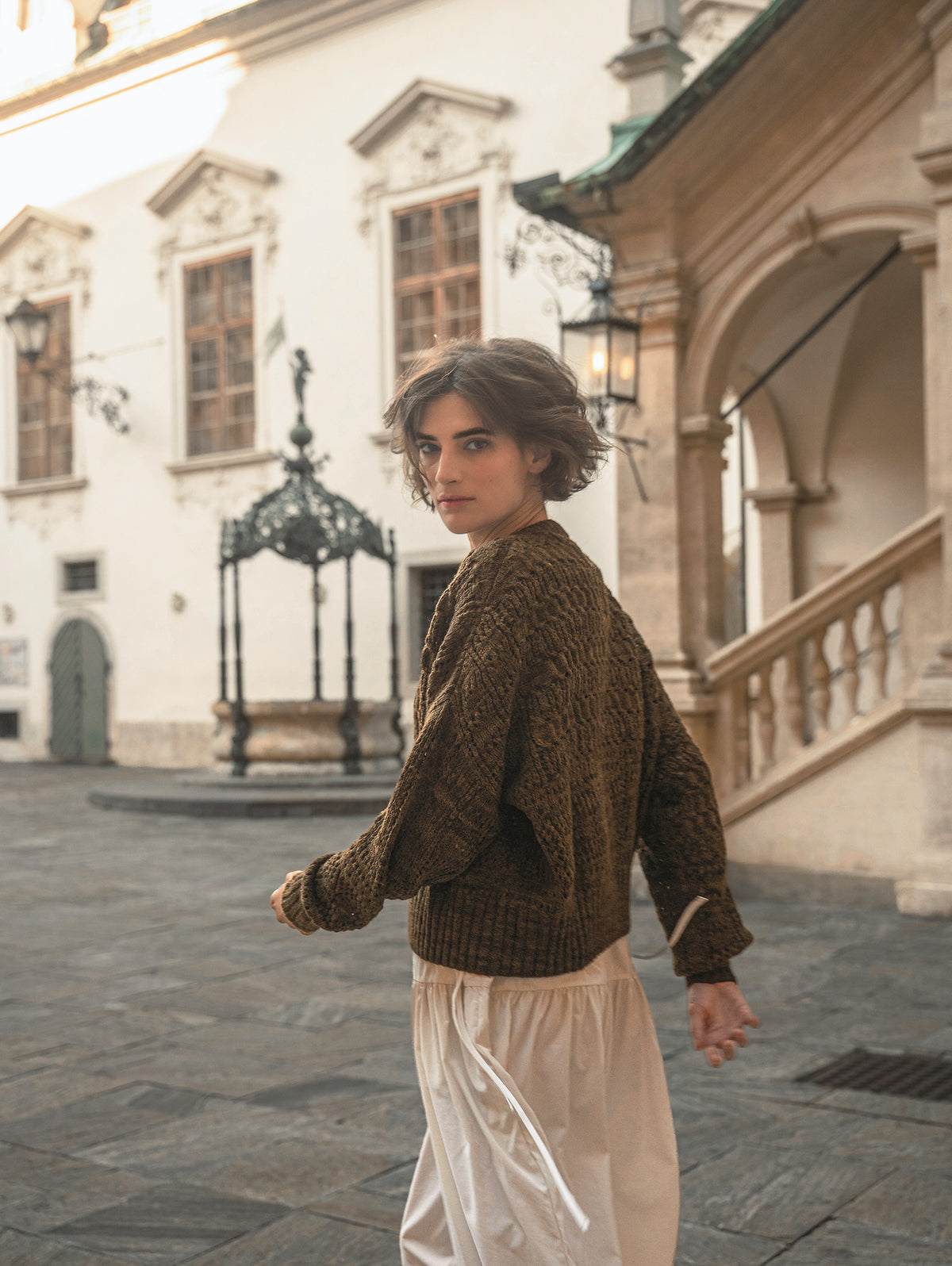 Mosaic Pattern Sweater