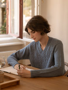 V-neck Lacy Sweater