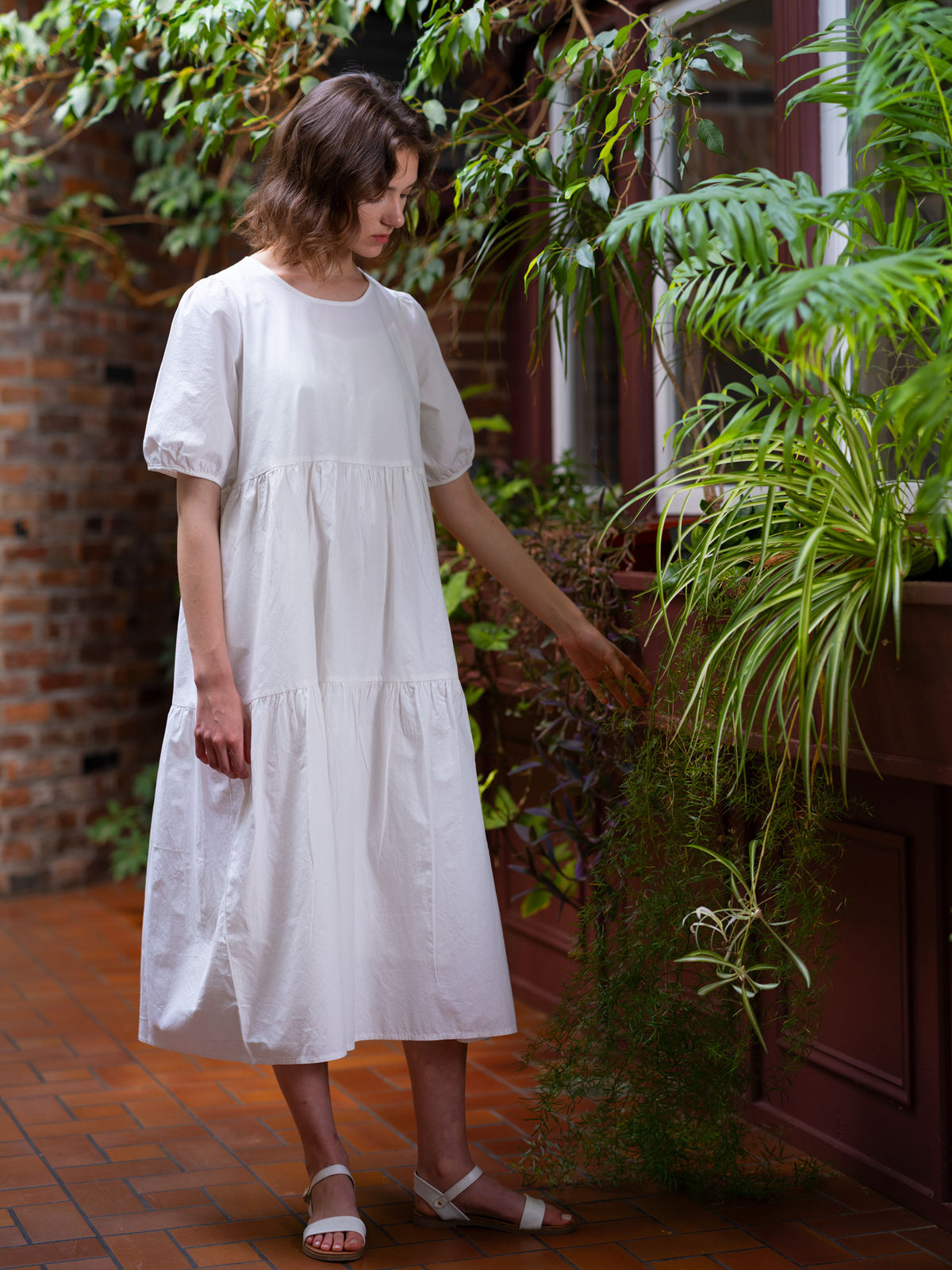 Tiered Cotton Dress