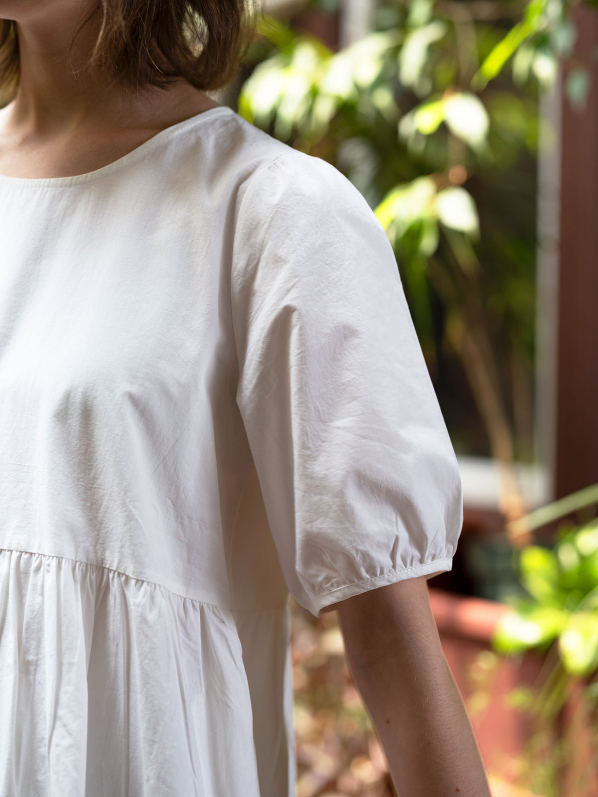 Tiered Cotton Dress - Magnifissance Tiered Cotton Dress - Magnifissance