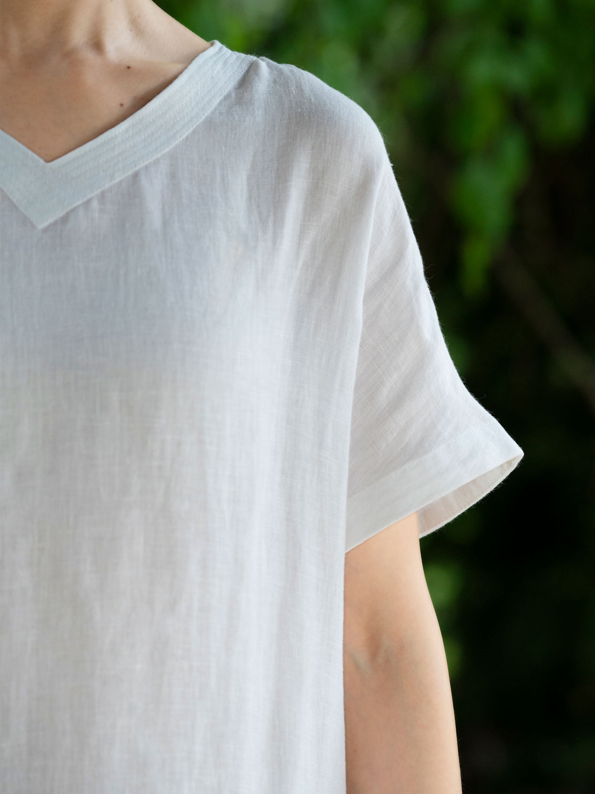 Organic Linen T-Shirt Dress 6