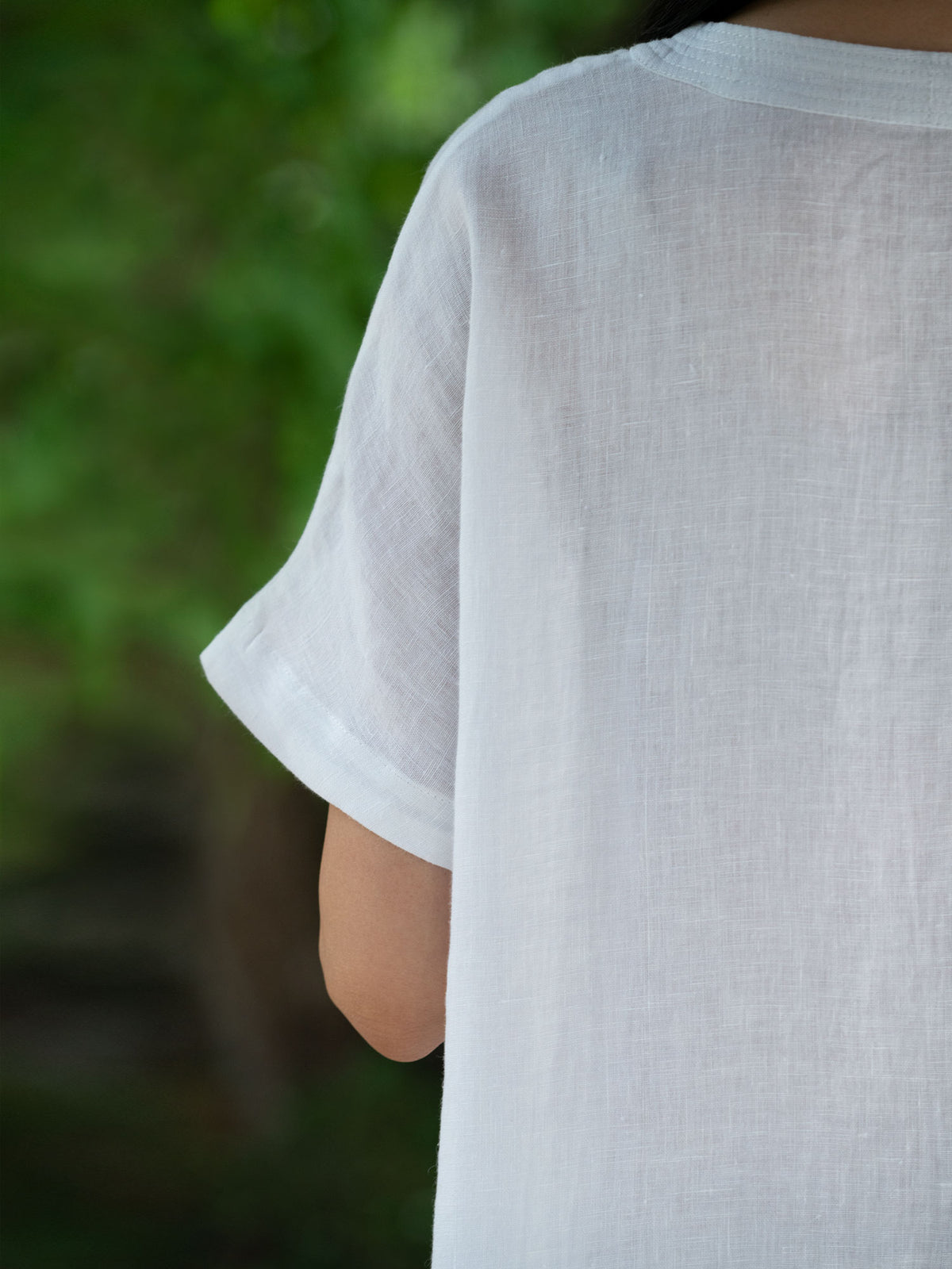 Organic Linen T-Shirt Dress 7