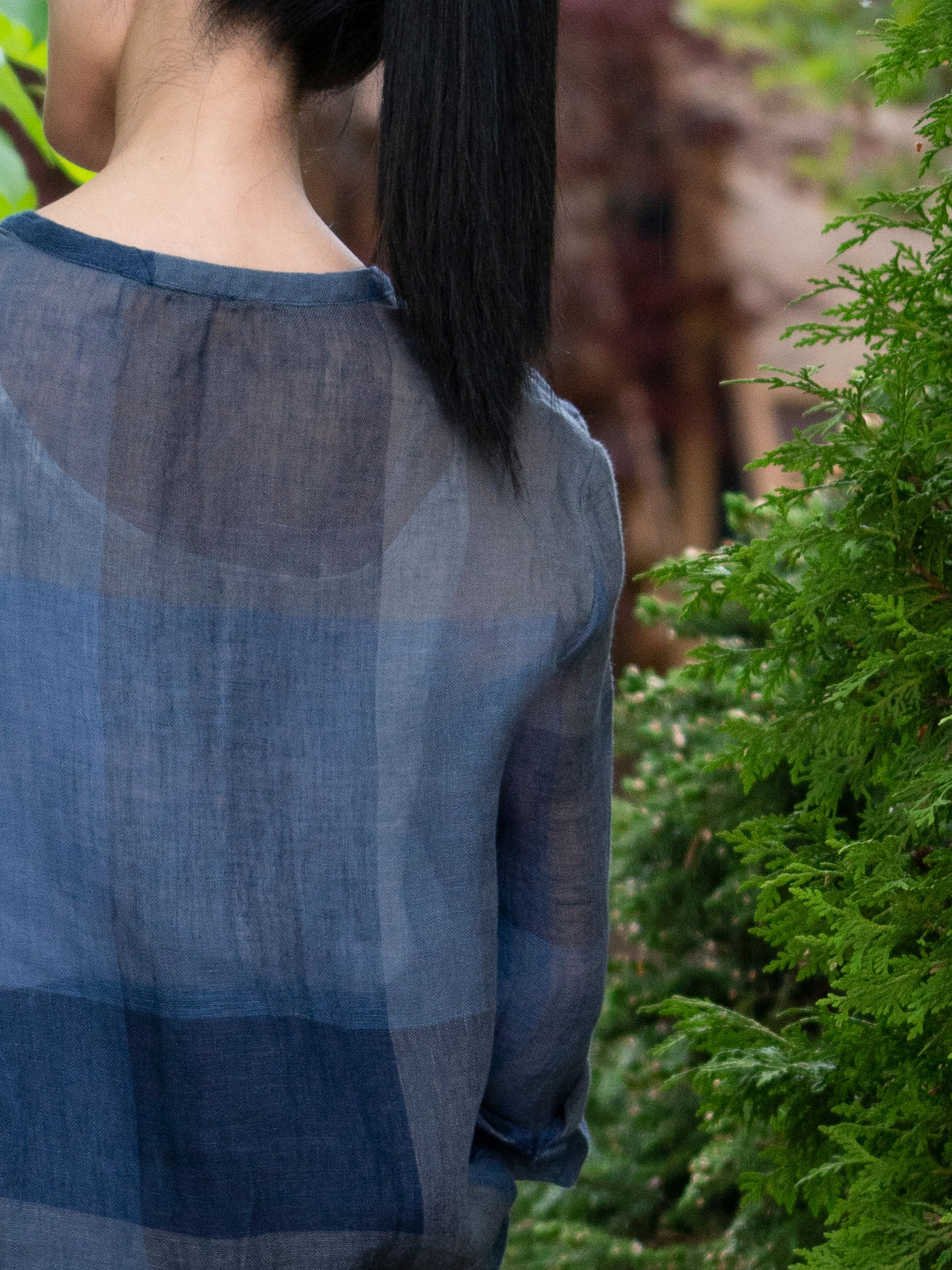 Organic Sheer Linen Shirt 5