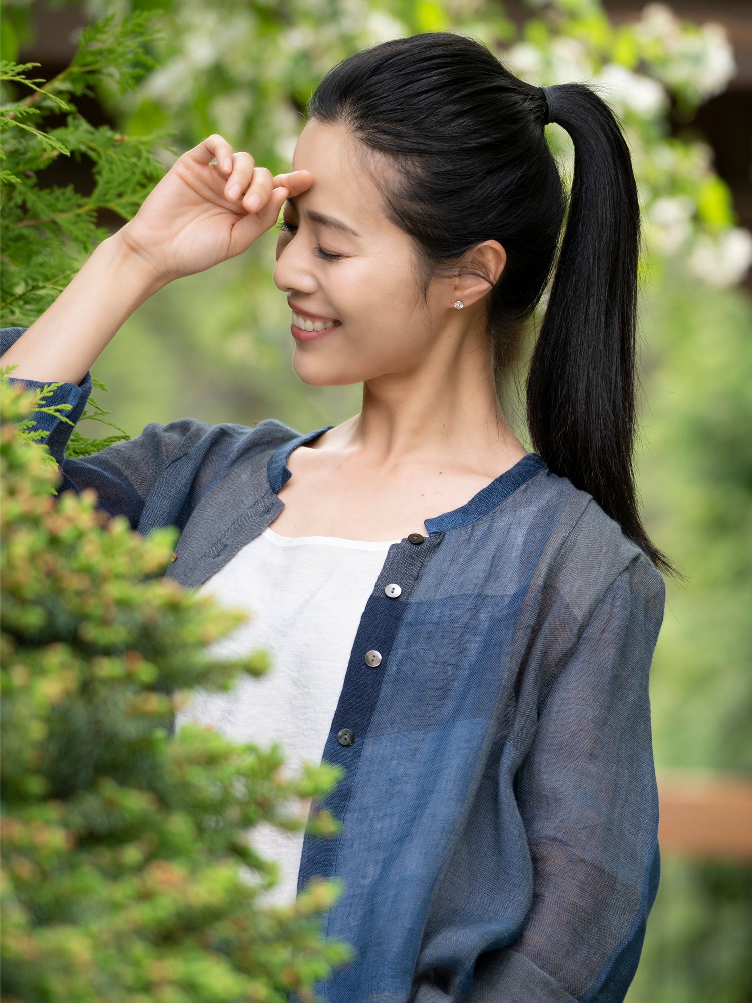 Organic Sheer Linen Shirt 1