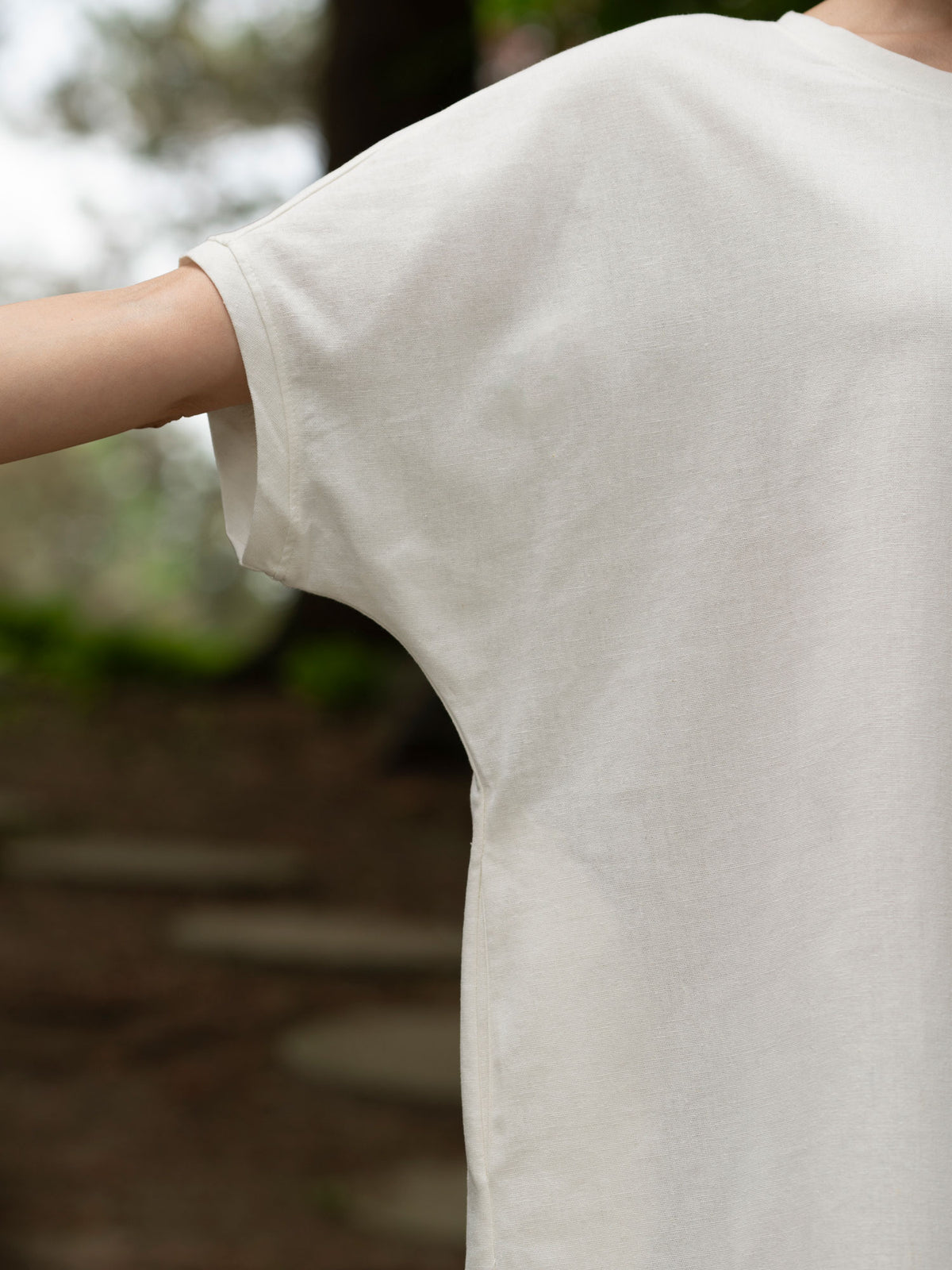 Essential T-Shirt Dress - Creamy White 4