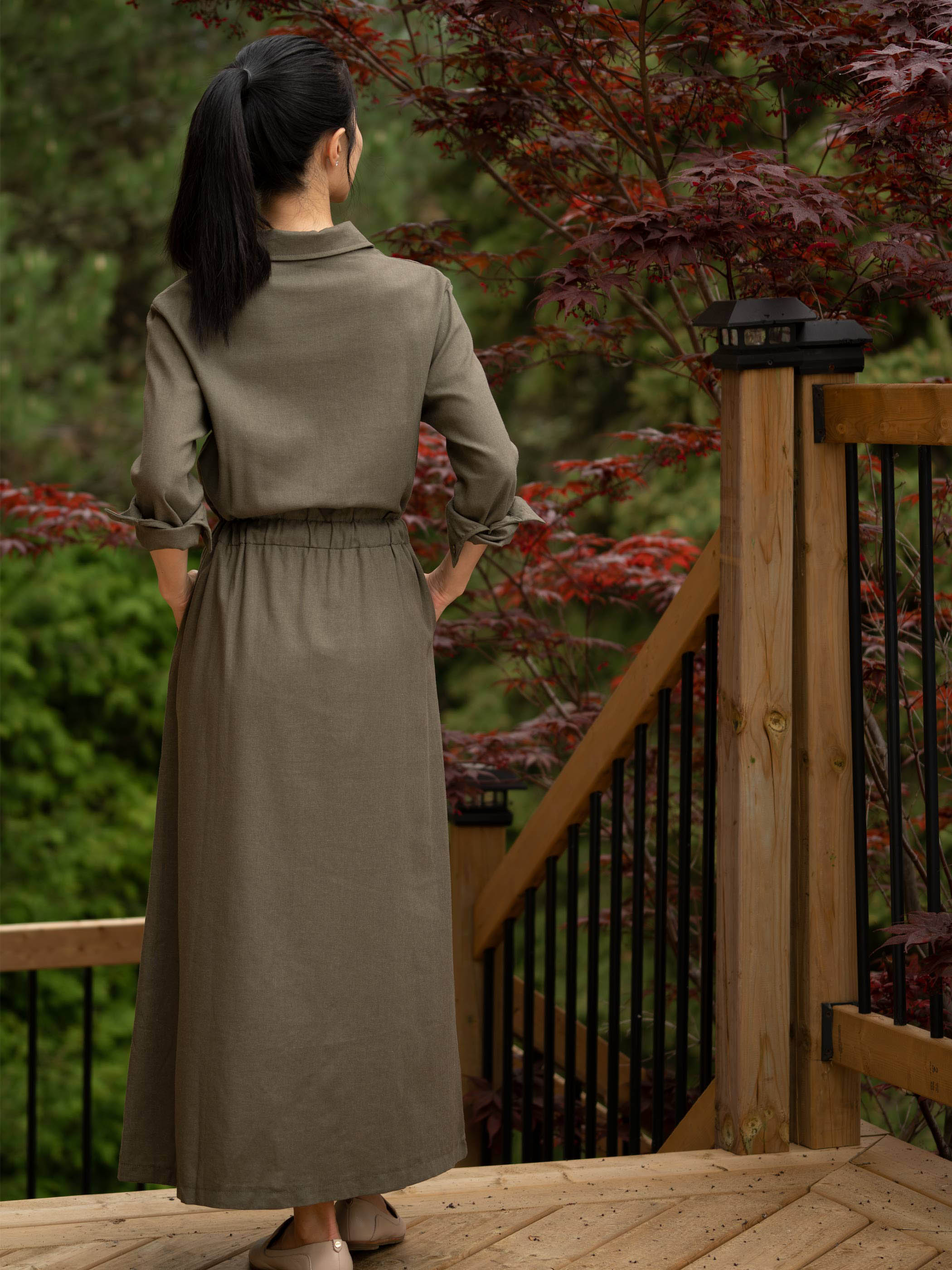 Refined Silhouette Shirtdress 1