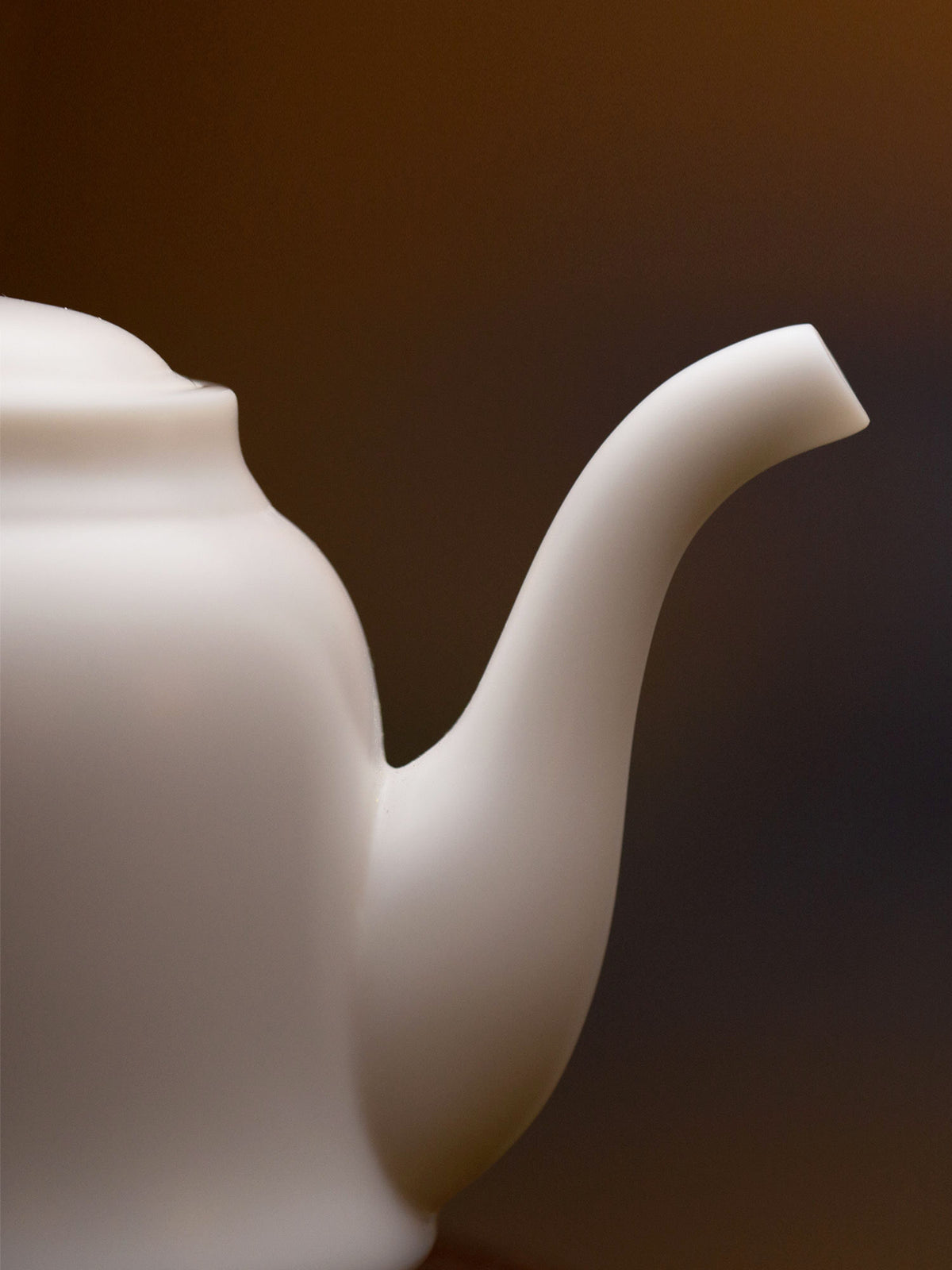 Handmade White Jade-like Porcelain Teapot 3