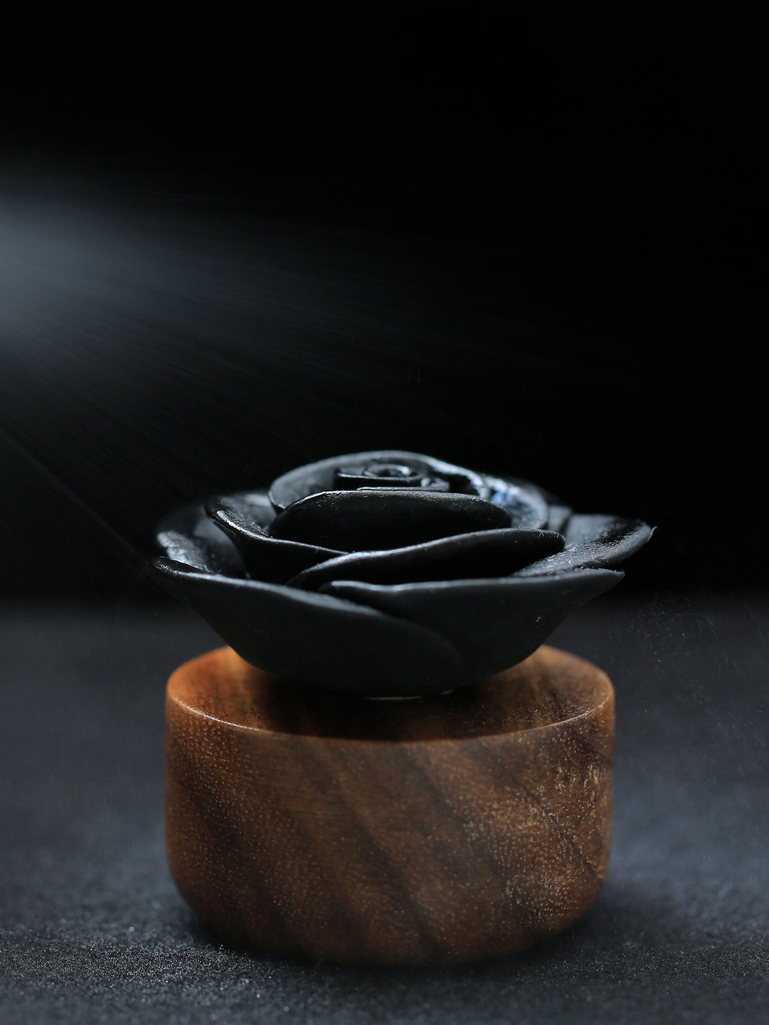 Handmade Rose Ceramic and Wood Diffuser 1