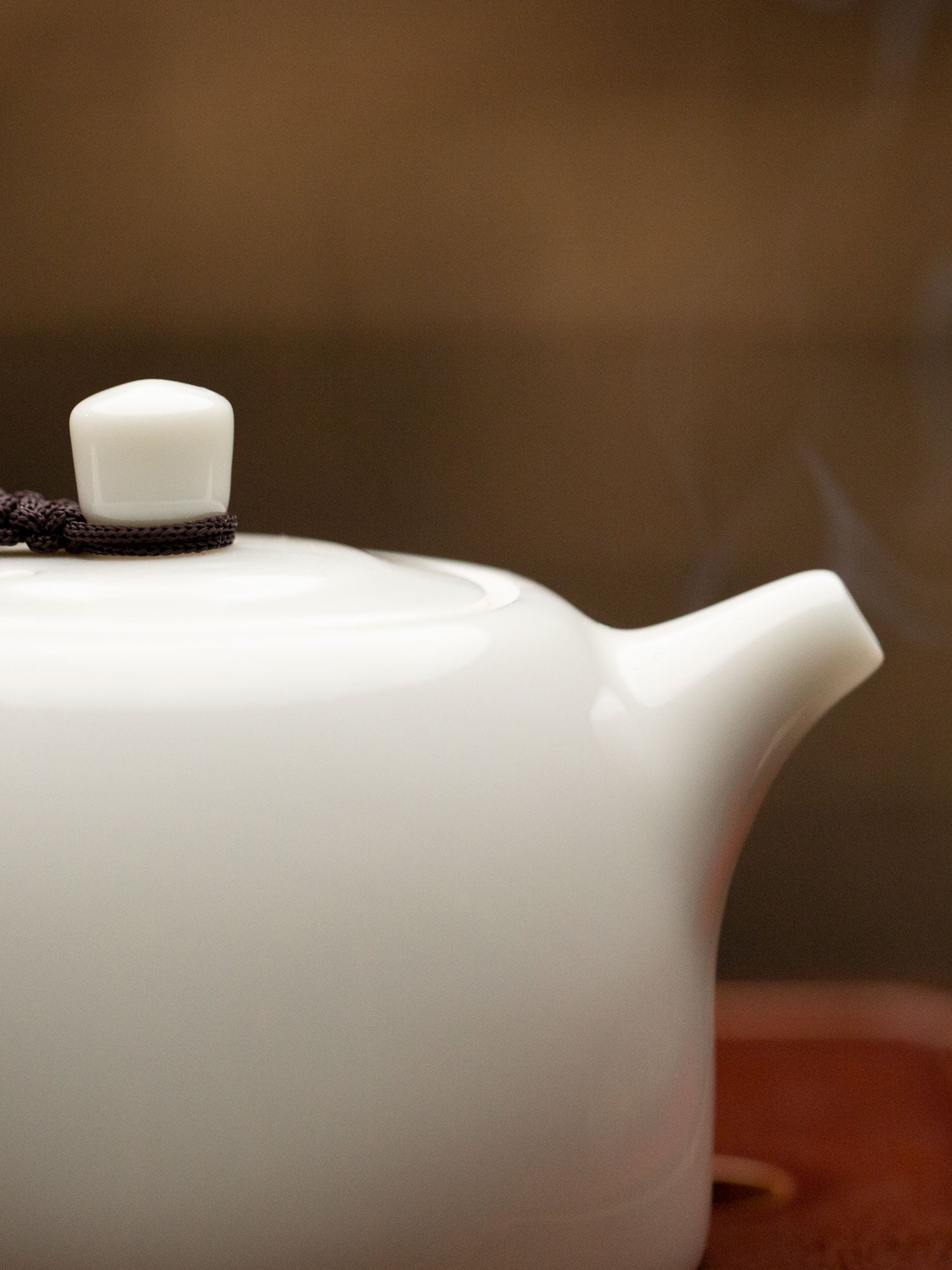 Jin Lan White Porcelain Teapot 1