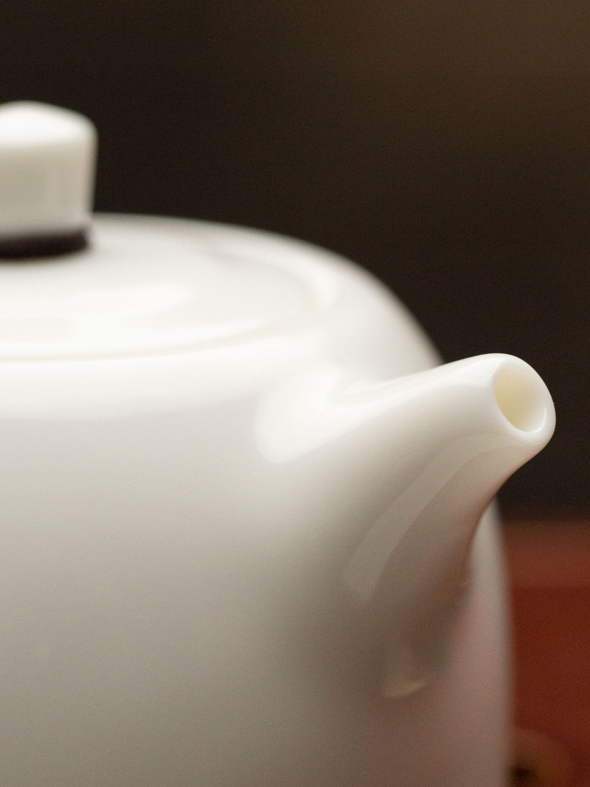 Jin Lan White Porcelain Teapot 3